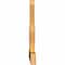 Ekena Millwork Saratoga Rough Sawn Timber Gable Bracket, Western Red Cedar, 48"W x 26"H x 2"D x 4"F, 13/12 Pitch GBW048X26X0204SAR00RWR - alternate 5
